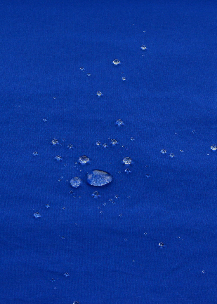 royal blue dry waxed cotton / oilskin Madeline De Stoffenmadam