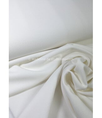 ecru - scuba crepe