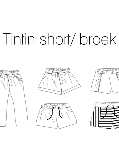 Iris May Patterns tintin shorts