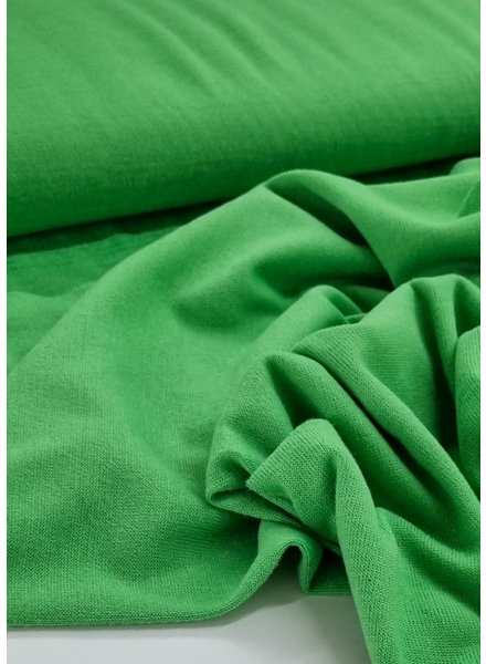 M grass green - thin knit fabric