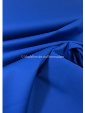 cobalt blue - stretch cotton with viscose
