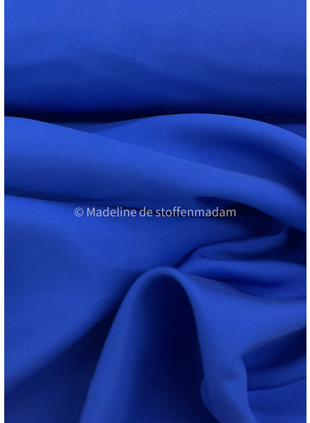 M. cobalt blue - sandwashed viscose twill