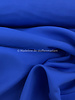 M. cobalt blue - sandwashed viscose twill
