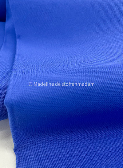 M. cobalt blue - sandwashed viscose twill