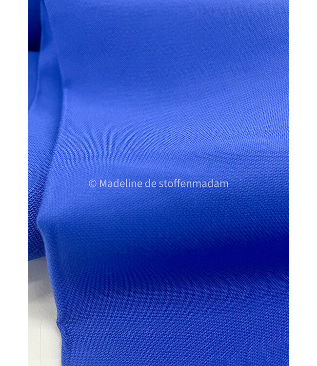 kobaltblauw - sandwashed viscose twill