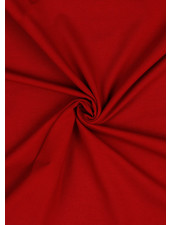 M. effen tricot - warm rood GOTS