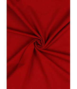 M. solid jersey - dark red GOTS