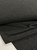 antraciet melee - effen tricot - sterke vezel GOTS