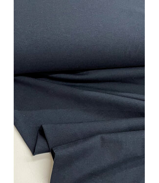 M. navy blue - plain jersey - strong fiber GOTS