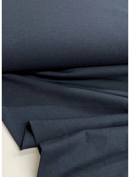 M. navy blue - plain jersey - strong fiber GOTS