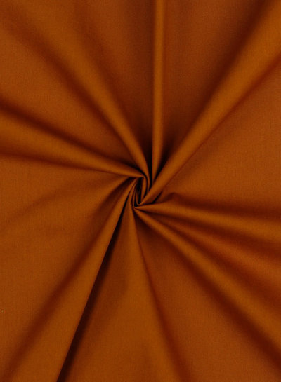 cognac plain cotton 074