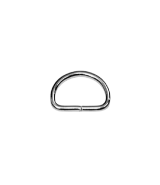 D-ring zilver 40mm per 4