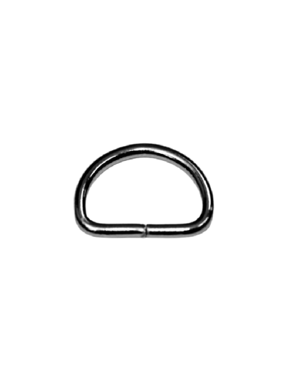 D-ring zilver 40mm per 4