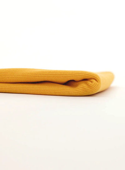 See You at Six Ribbing - Amber Yellow