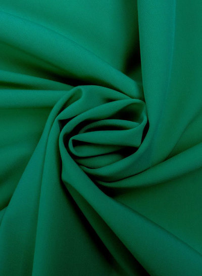 M. grass green - viscose polyester blend - twill - very nice quality