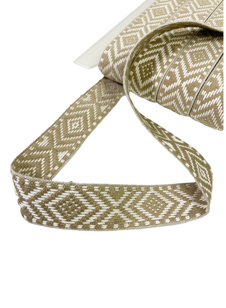 M. aztec bag strap beige - 30mm - mega soft