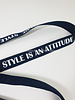 M. Style is an attitude - twill tape 20mm