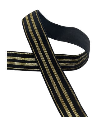 Elastic band with lurex 20mm