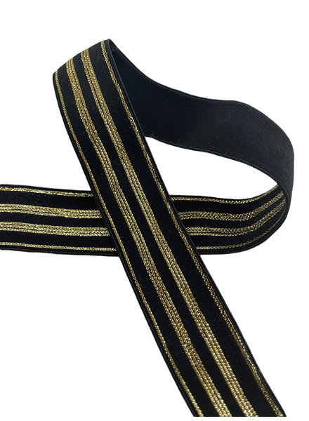 Elastic band with lurex 20mm