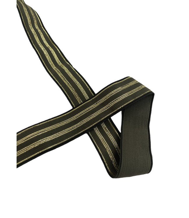 Elastische band met lurex 20mm