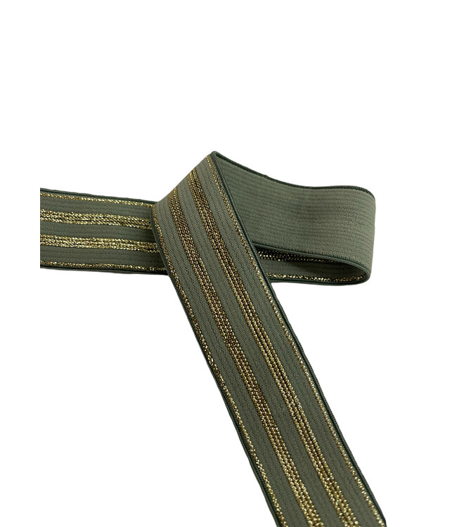 Elastische band met lurex 20mm