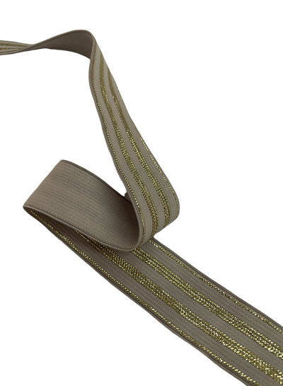 Elastic band with lurex 20mm