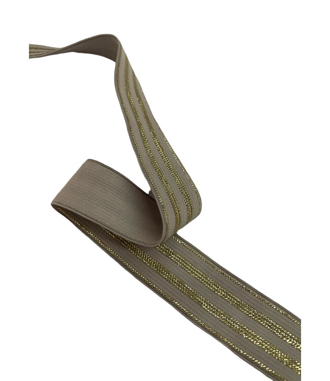 Elastische band met lurex 20mm