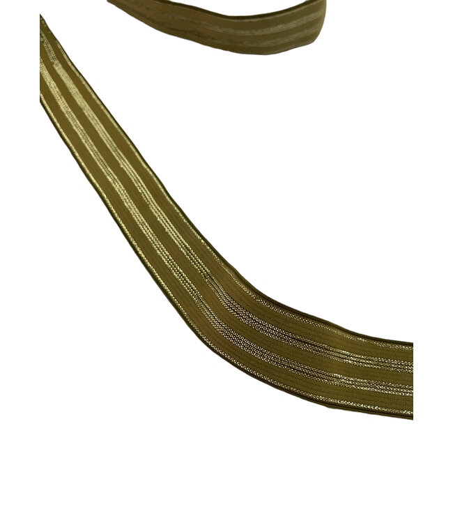 Elastische band met lurex 20mm
