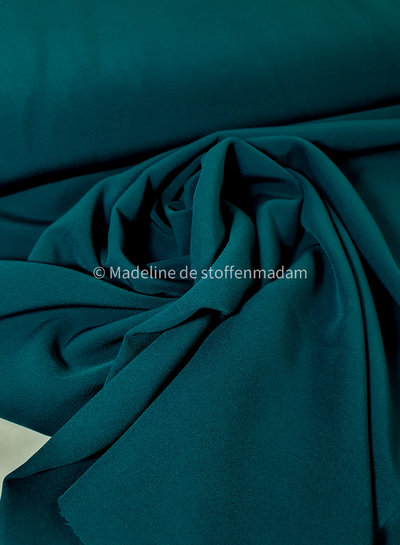 M. beautiful sheer fabric - for trousers and dresses - petrol