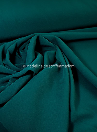 M. beautiful sheer fabric - for trousers and dresses - petrol