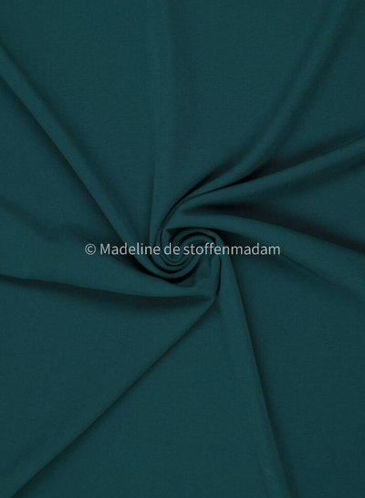 prachtig doorvallende stof - voor broeken en kleedjes - petrol