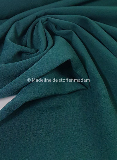 M. beautiful sheer fabric - for trousers and dresses - bottle green