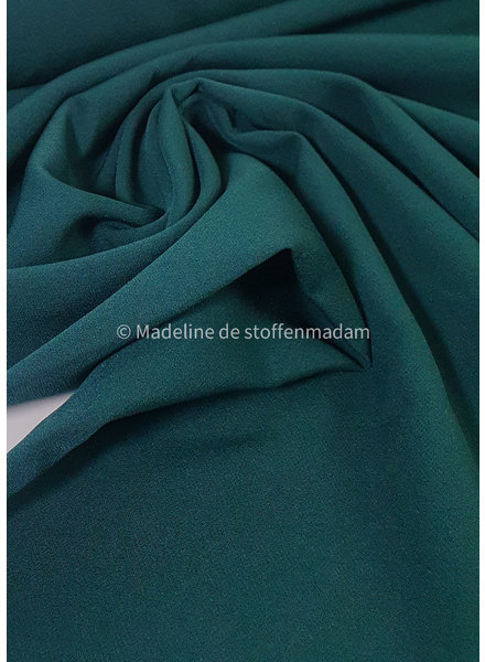 M. beautiful sheer fabric - for trousers and dresses - bottle green