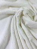 M. smocked jersey - beautiful stretchy fabric - white