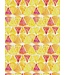 Paintbrush sweet and sour - grapefruit slices - yellow/pink - katoentjes