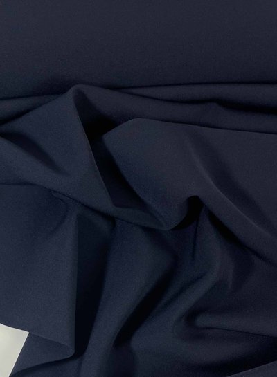 M. beautiful sheer fabric - for trousers and dresses - navy blue