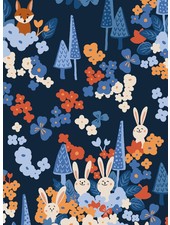 RJR Fabrics Rabbit and fox - cotton