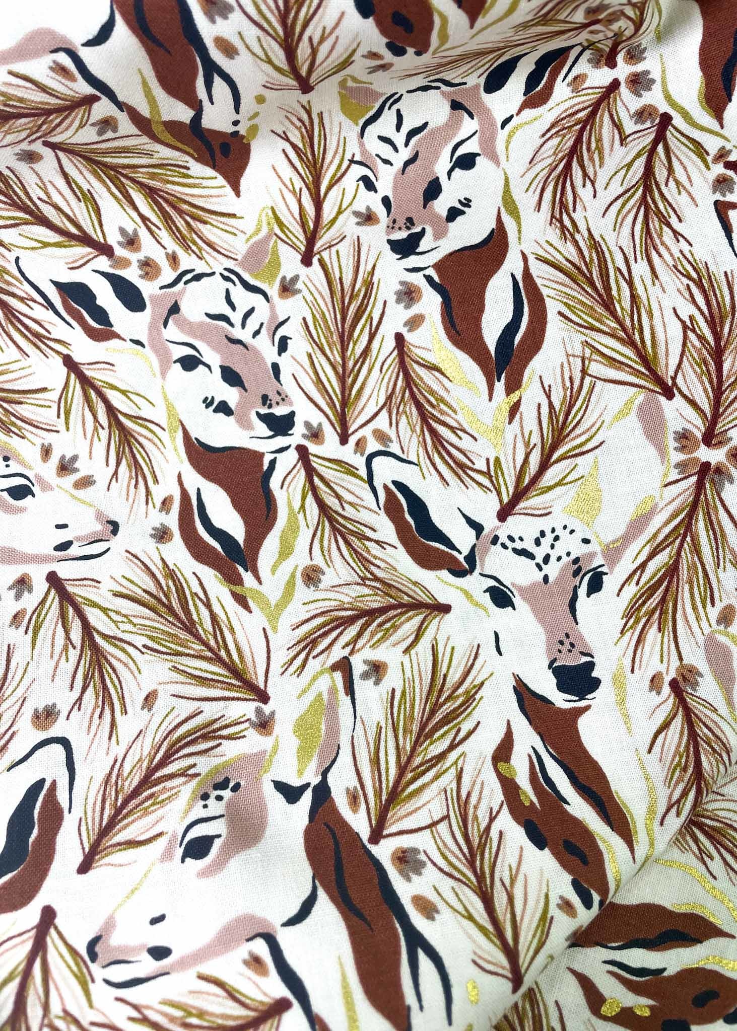 Magic of Yosemite Morning Deer cotton Madeline De Stoffenmadam