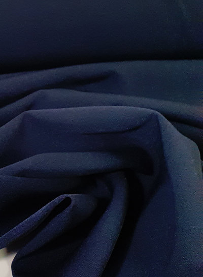 M. beautiful sheer fabric - for trousers and dresses - navy blue