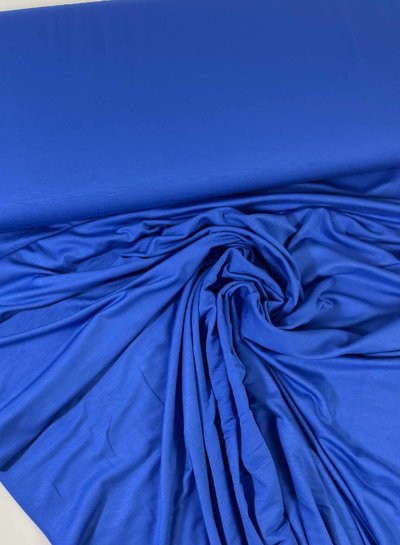 Madeline cobalt organic bamboo tricot - very supple and soft