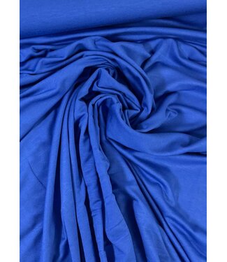 Madeline cobalt organic bamboo tricot - very supple and soft