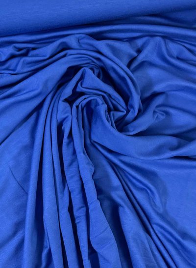 cobalt organic bamboo tricot - very supple and soft