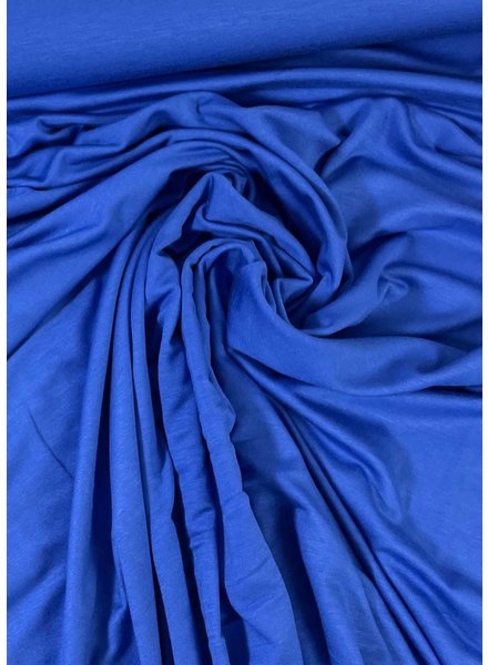Madeline cobalt organic bamboo tricot - very supple and soft