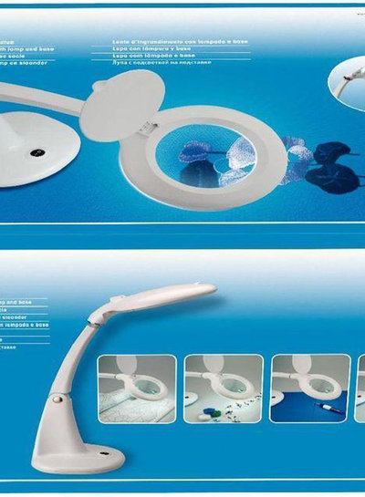 Prym Magnifying glass with LED lamp and stand