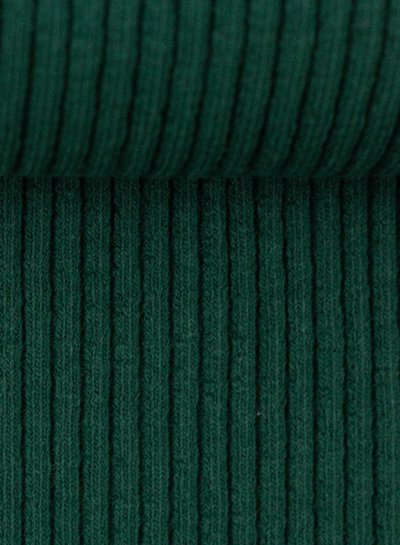 Swafing bottle green - extra thick rib cuff fabric _ MATCHING