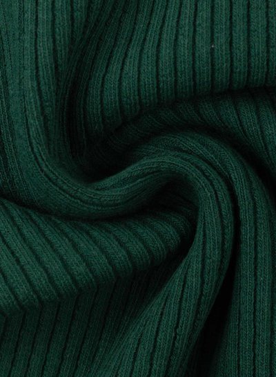 Swafing flessengroen  - extra dikke ribbel boordstof _ PASSEND bij