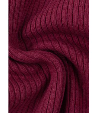 Swafing wine red - extra thick rib cuff fabric _ MATCHING