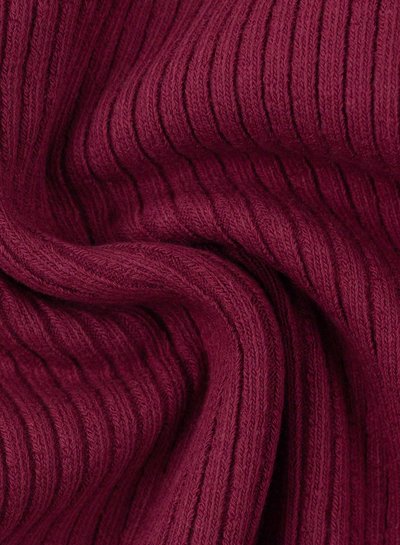 Swafing wine red - extra thick rib cuff fabric _ MATCHING