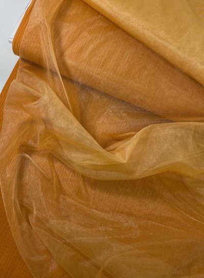 ocher shining tulle