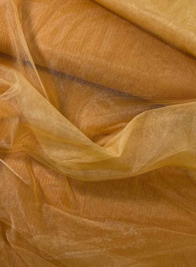 ocher shining tulle